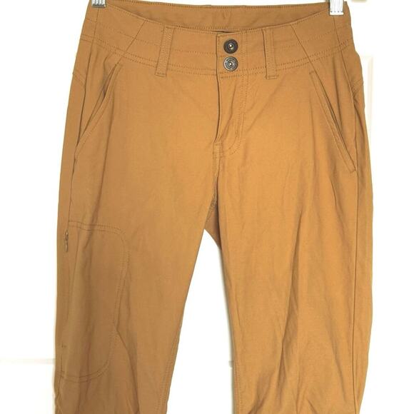 Prana Halle Straight Pant Stretch Zion Womens Size 0 in Earthbound - Picture 9 of 13